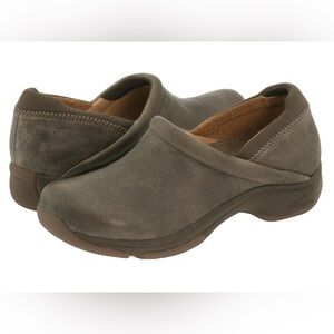 Dansko Kelsey Stone Distressed Leather Clogs